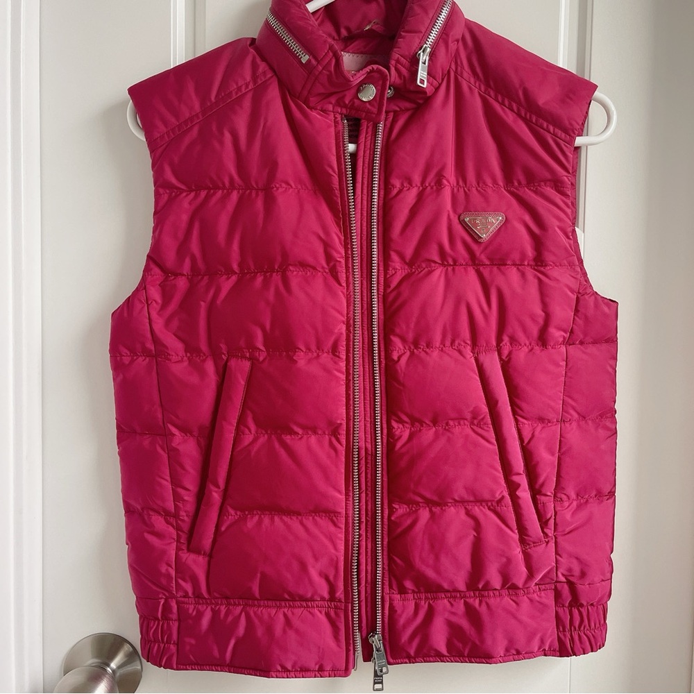 Like new Prada down vest size 38